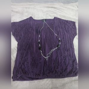 Naif/Plum Purple Blouse/Size 3XLg